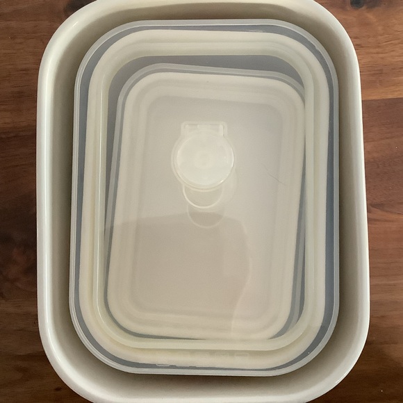 The pioneer woman sweet rose pattern, six piece, ceramic nesting set casseroles - Picture 15 of 16